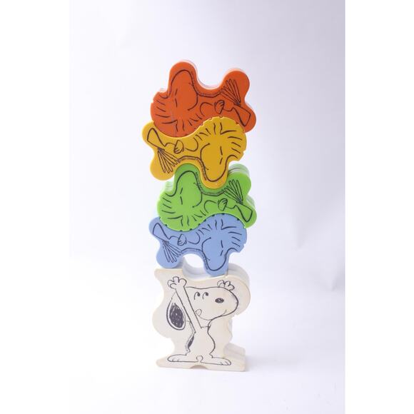 Snoopy and Woodstock, Juggling Puzzle, Balancing, Stacking Toy, 1960s, Peanuts, - Picture 1 of 3